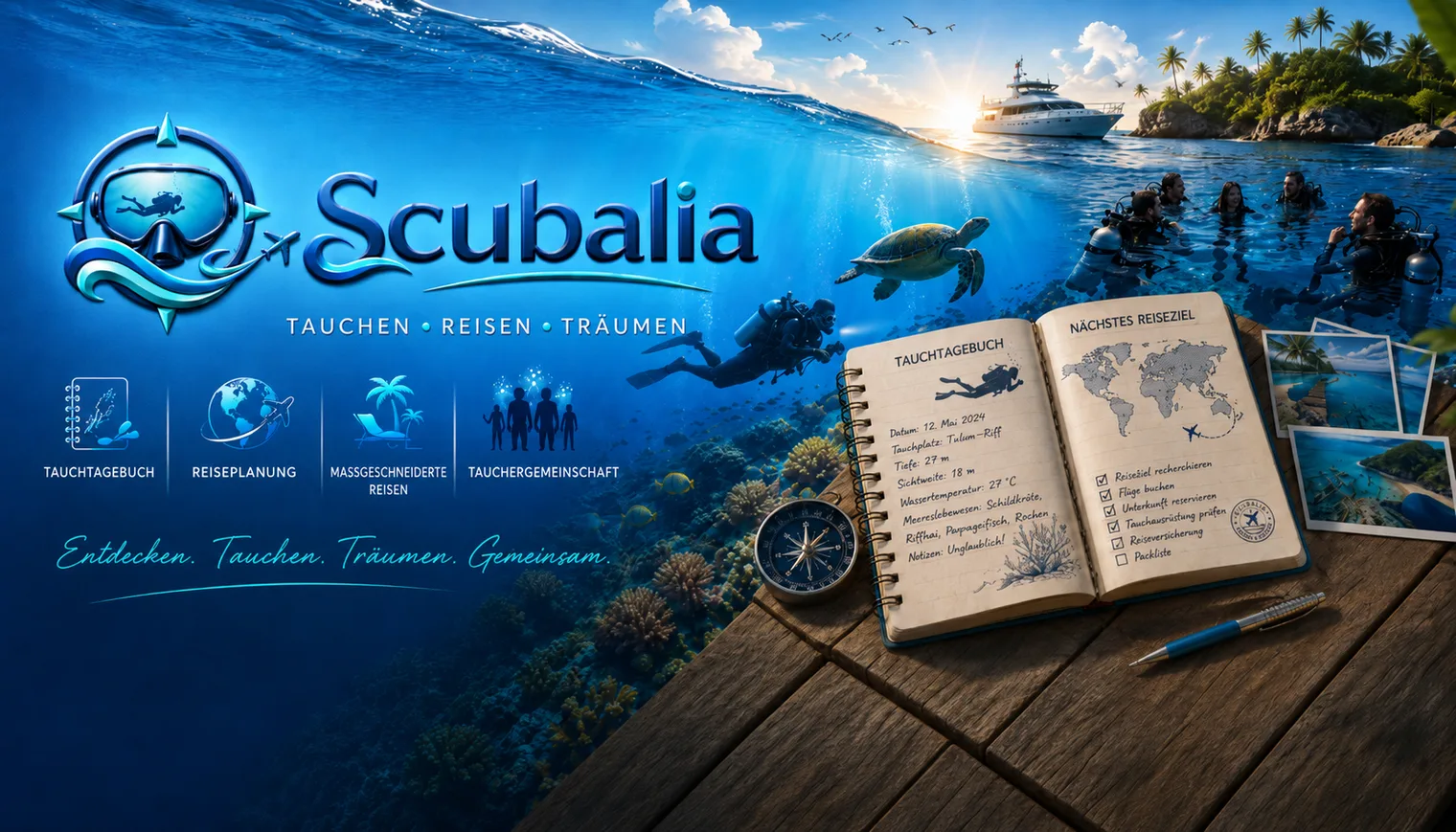 Scubalia — Beratung für Tauchreisen